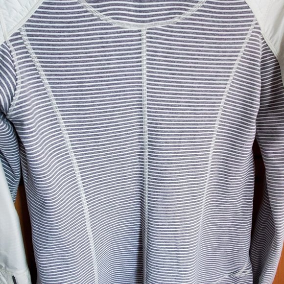 Lululemon Align Full Zip Grey & Cream Jacket size 6 - Picture 3 of 9